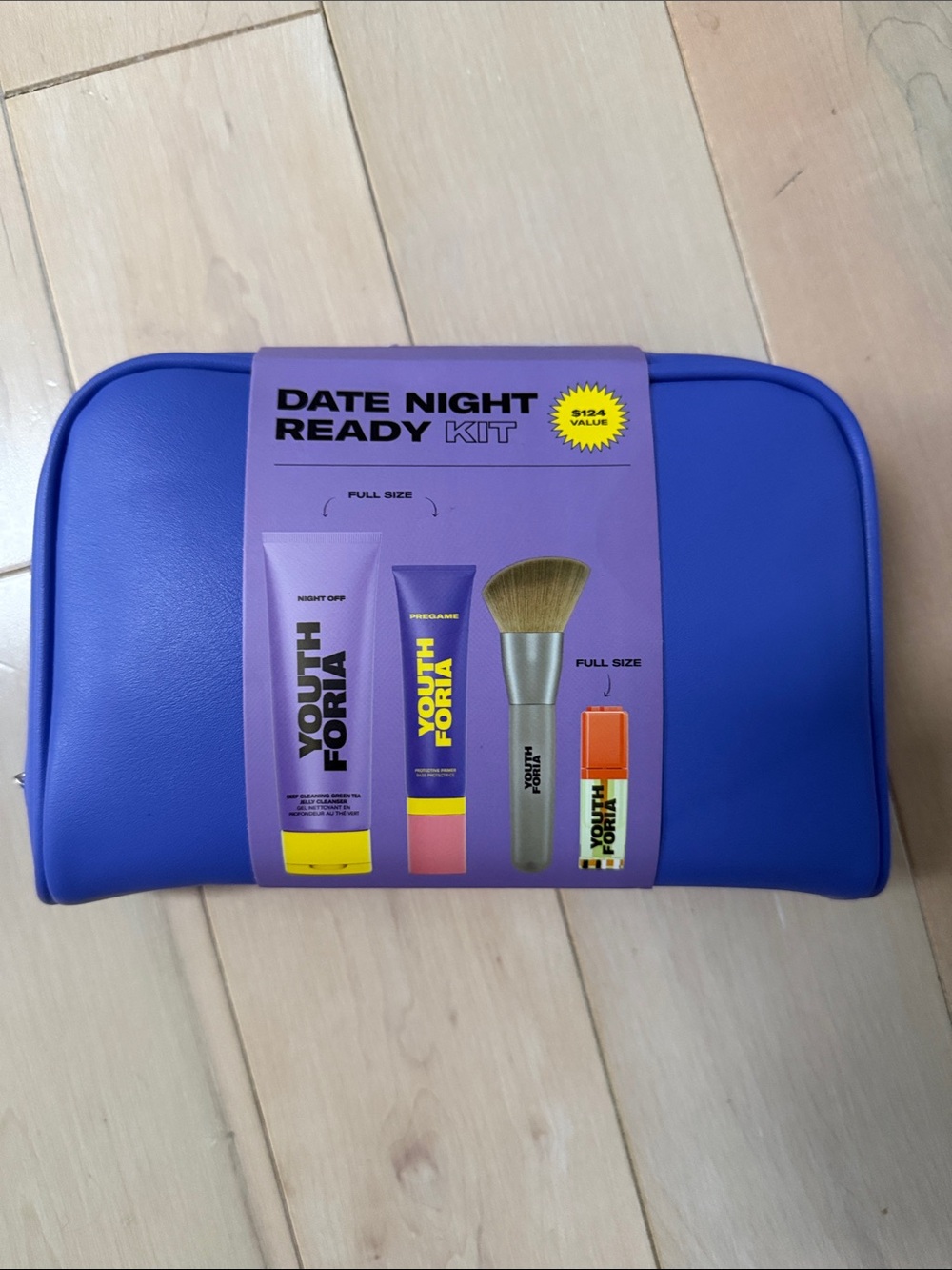 Youthforia Date Night Ready Kit in Cosmetic Pouch gift set